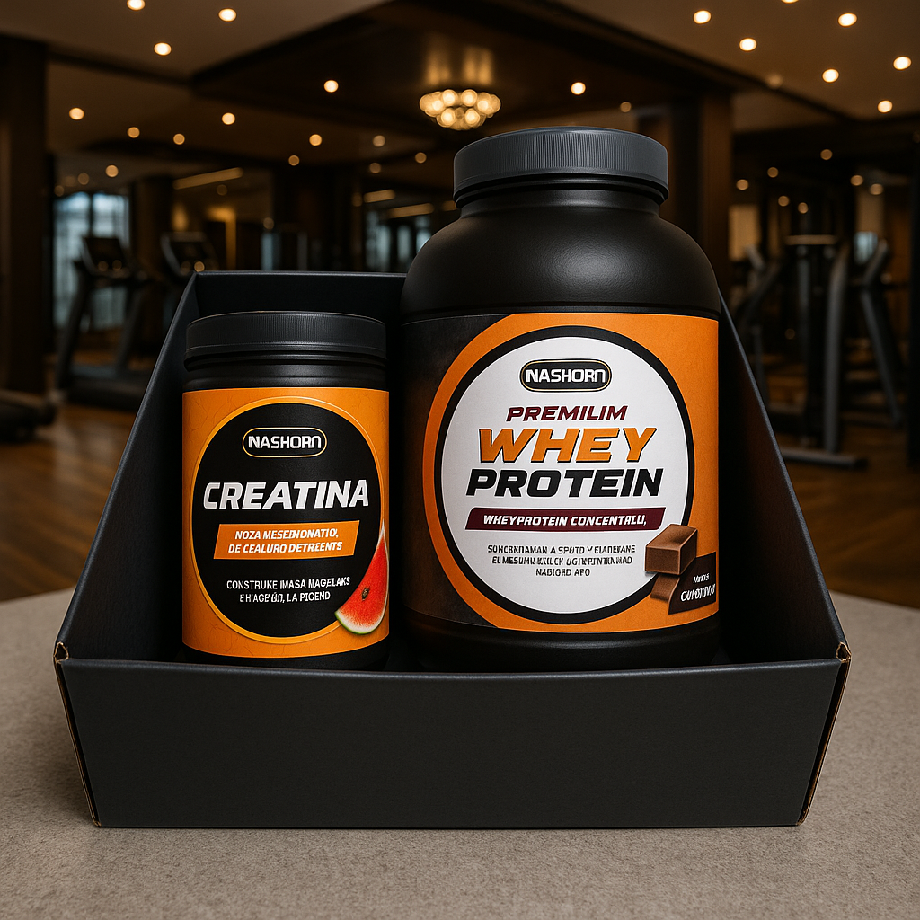 Pack Nashorn - Creatina sabor sandia + Proteína Chocolate